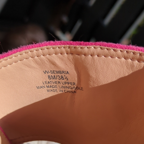 Pink Suede Women's Mules - Picture 3 of 7